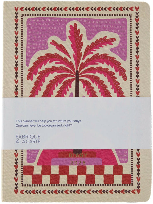 Agenda 2026 - Palmtree pink — A-Journal , Lyon