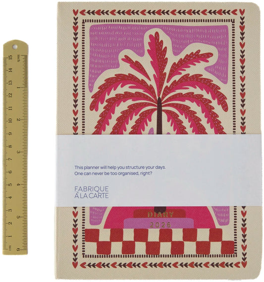Agenda 2026 - Palmtree pink — A-Journal , Lyon