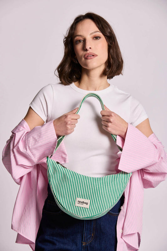 Sac banane Andrea - Rayures vert