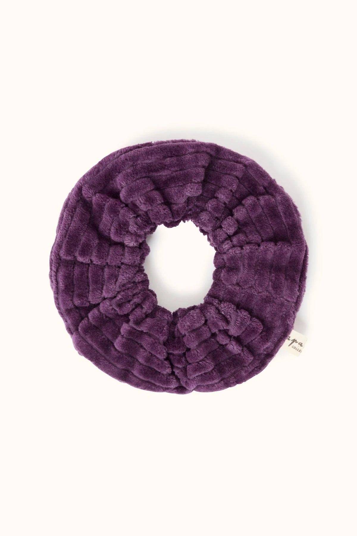 Chouchou Manju - Velours côtelé deep purple