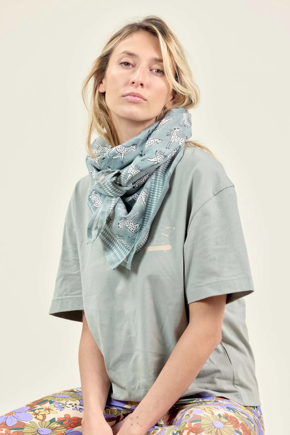 Big foulard Latika - Pongo shadow