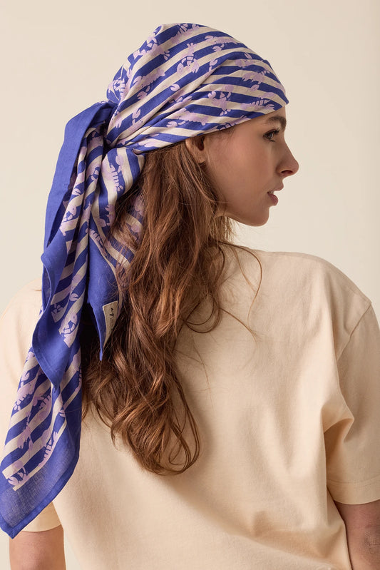 Big foulard Latika - Sebastien mauve