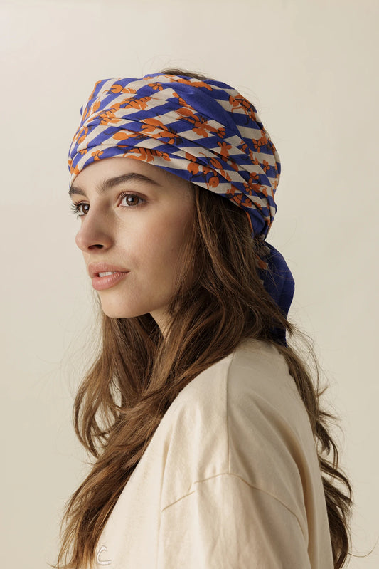 Big foulard Latika - Sebastien orange