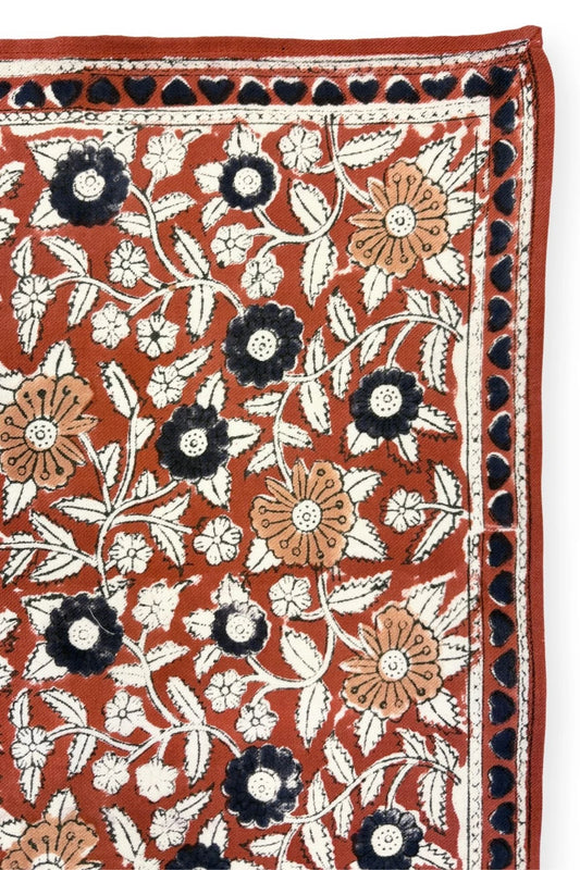 Big foulard Latika - Coeur fire