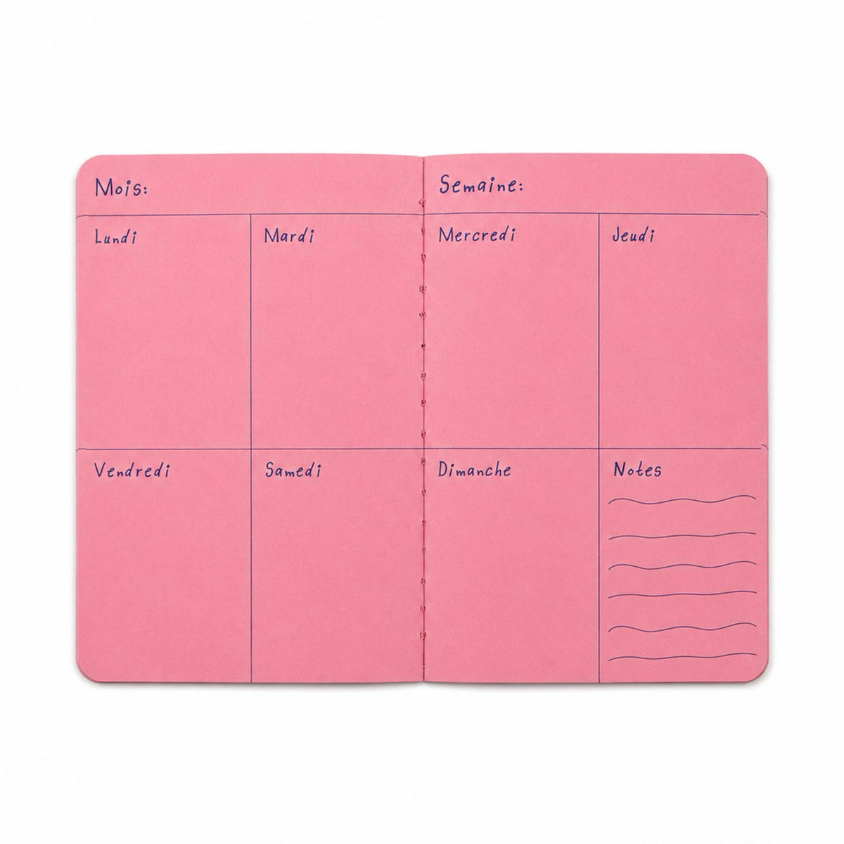 Carnet Planificateur - Bleu