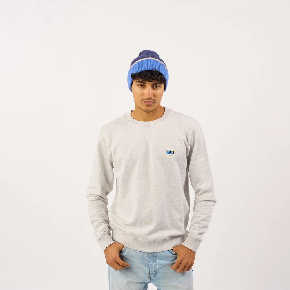 Bonnet en laine - Marine/bleu/beige