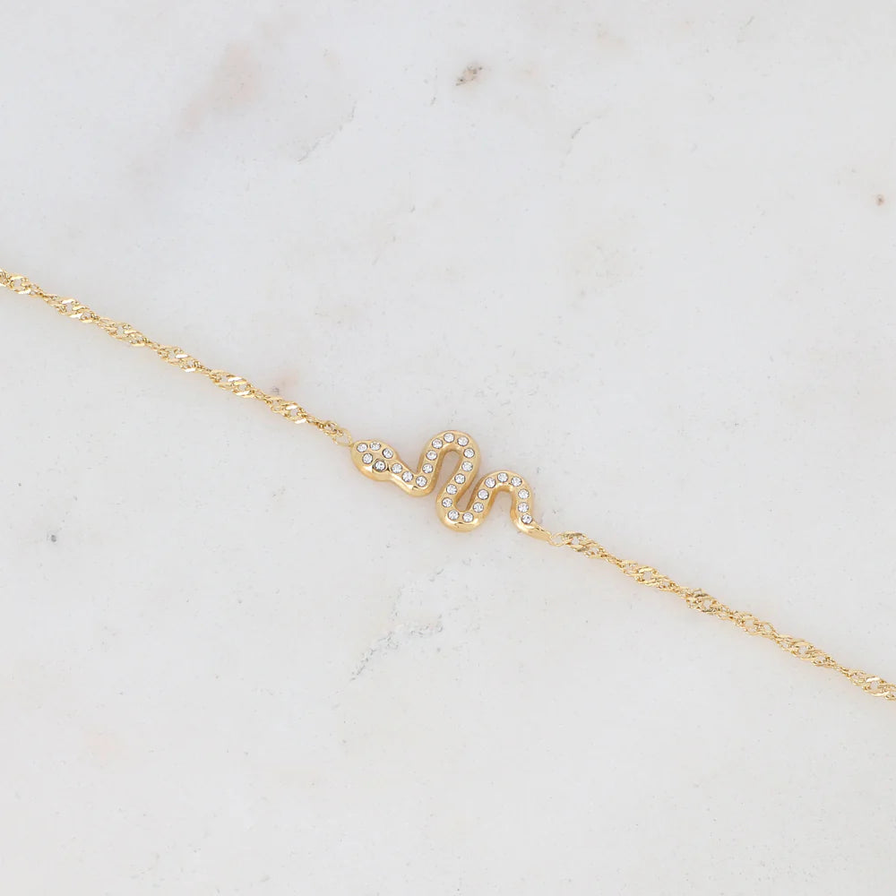 Bracelet Serpenta - Doré