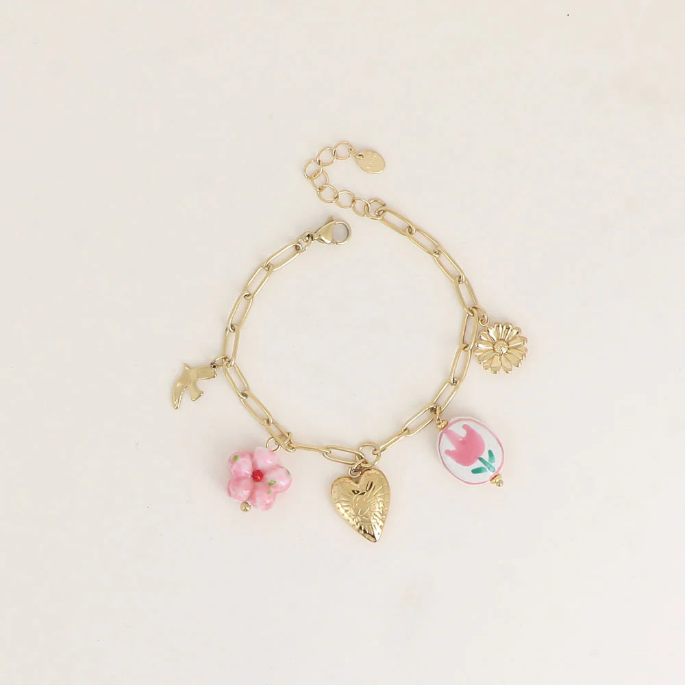 Bracelet Flora charms