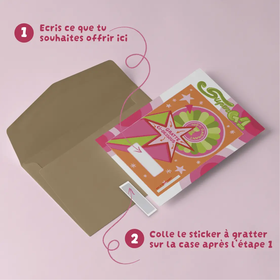 Carte à gratter Super gain