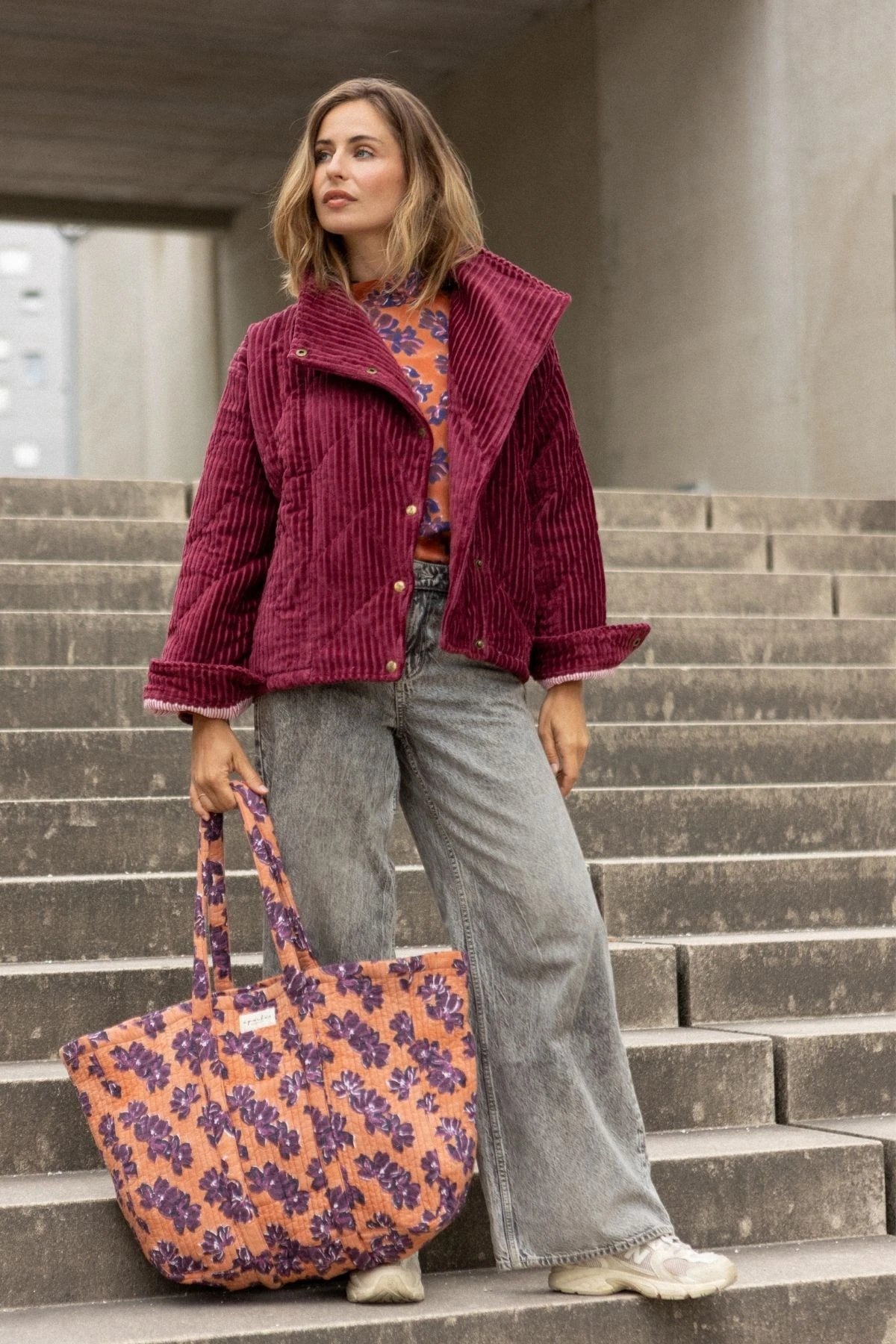 Cabas Samba - Violeta rust — Apaches collections , Lyon