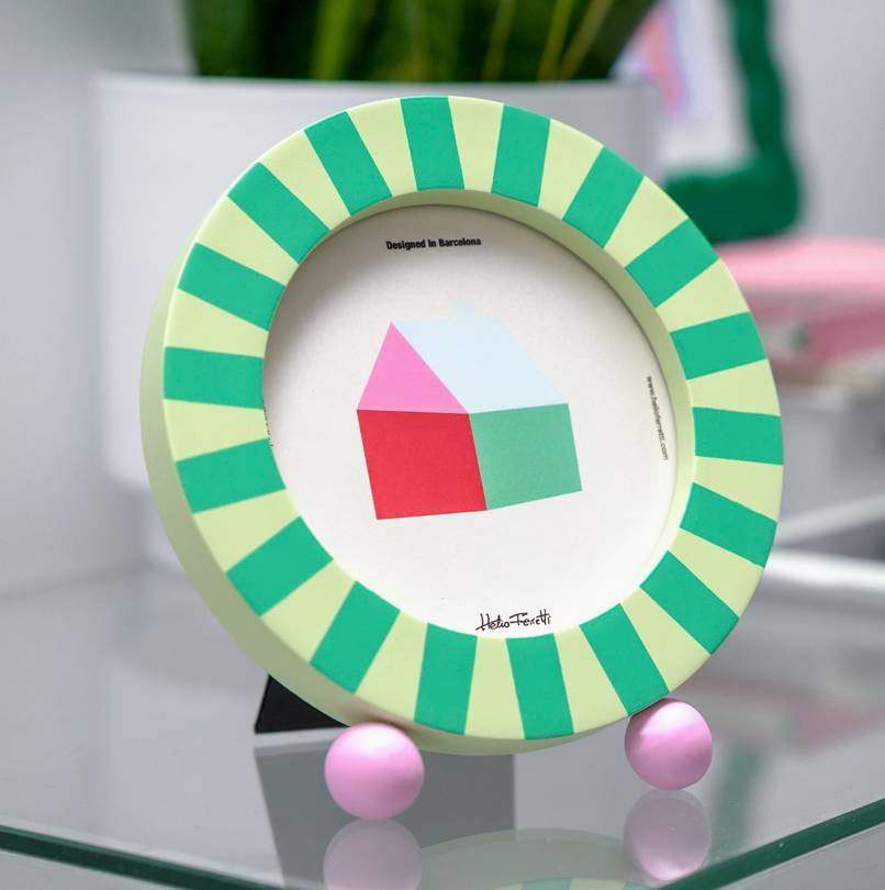 Cadre photo Carrousel - Vert