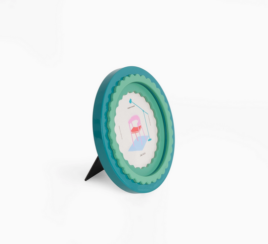 Cadre photo rond - Vert