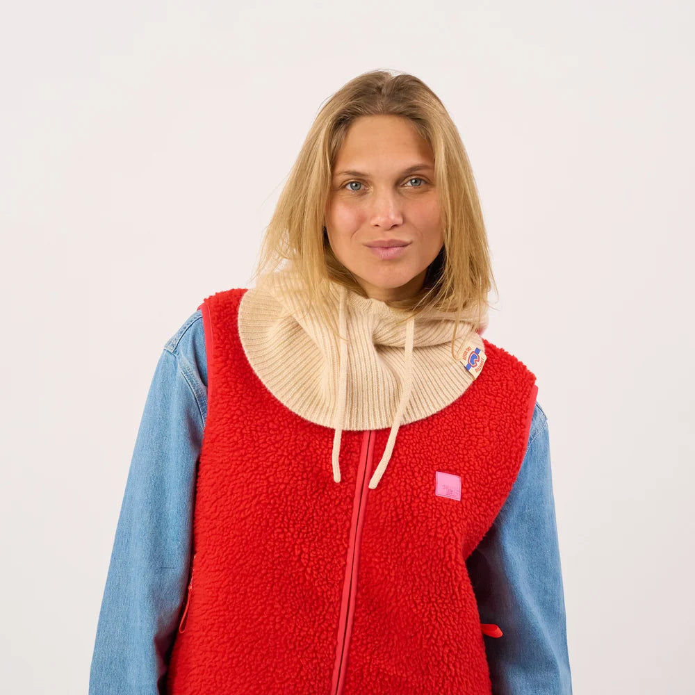 Cagoule en laine - Beige