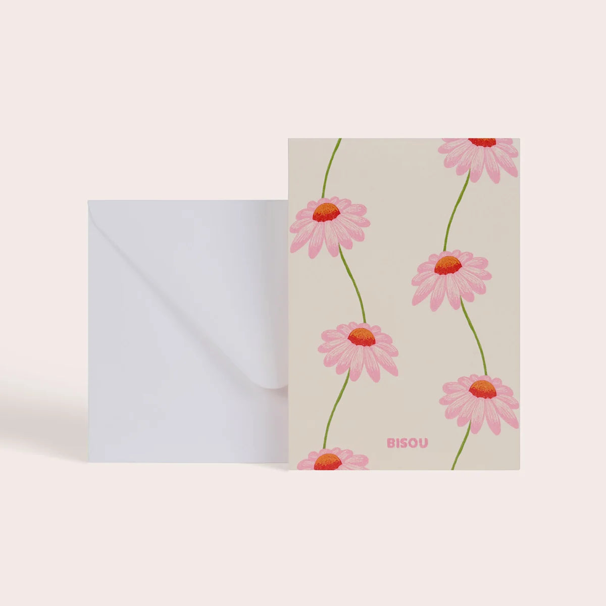 Carte Bold "Bisou"