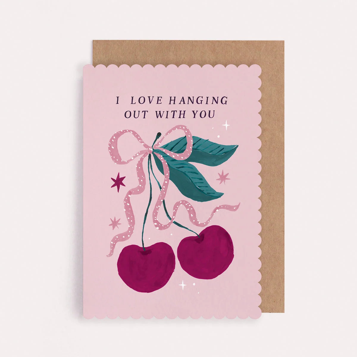 Carte - Love hanging out cherries