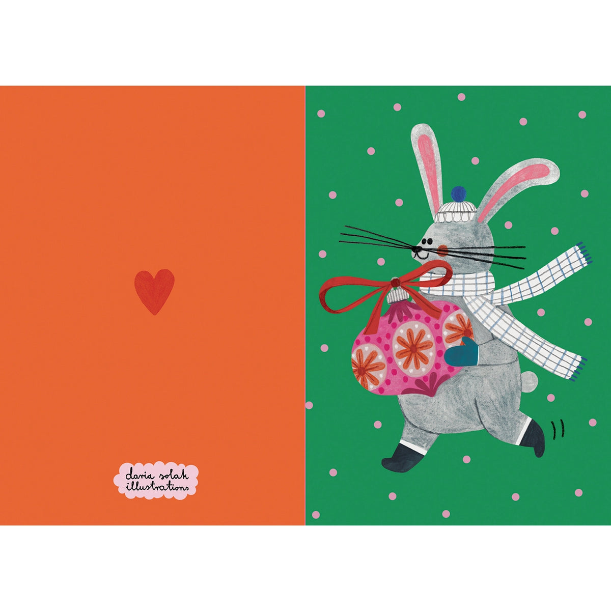 Carte Christmas bunny