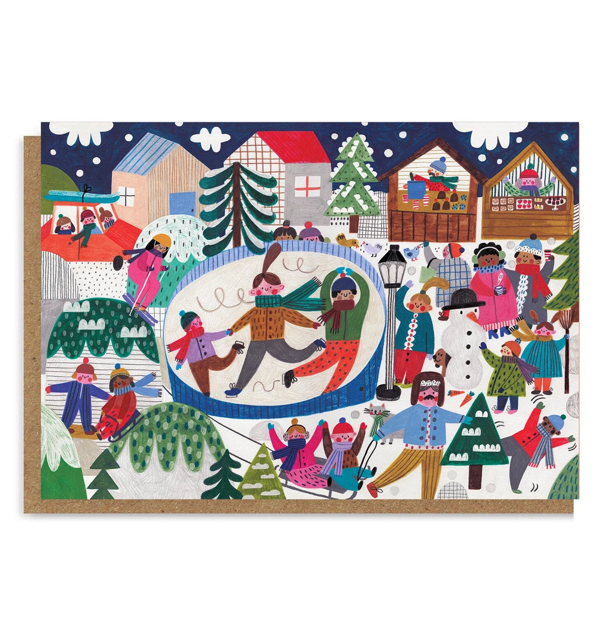 Carte Christmas town