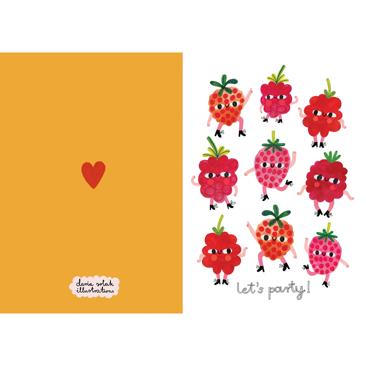 Carte Party raspberries
