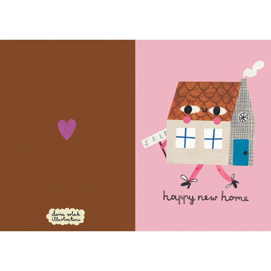 Carte Happy new home