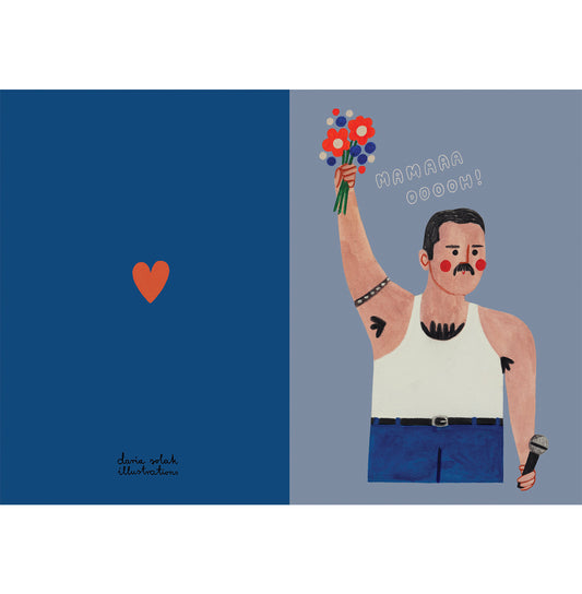 Carte Queen - Freddie Mercury