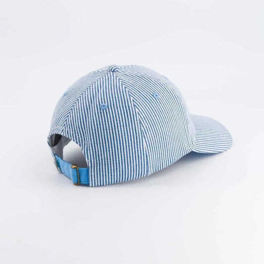 Casquette Marinière super papa bleu