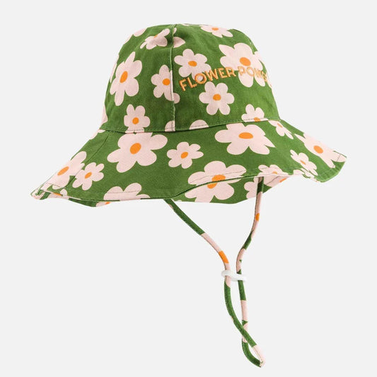 Chapeau Flower power - 3/6 mois