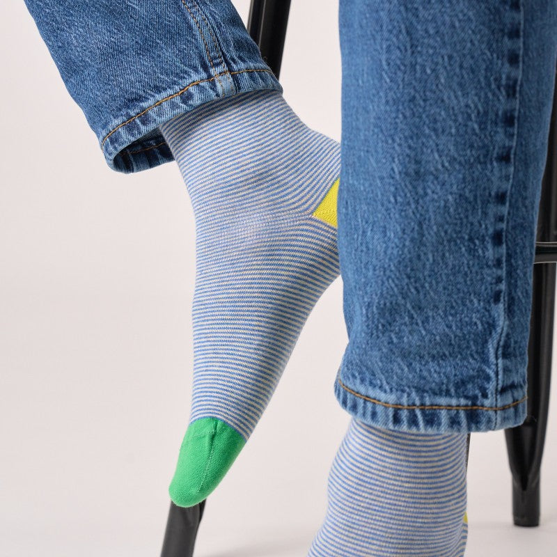 Chaussettes rayées - Bord de mer - Taille 41/46