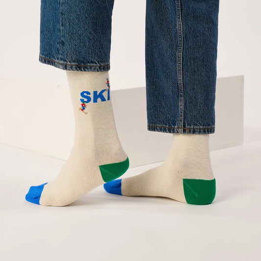 Chaussettes à motifs - Ski - Taille 41/46