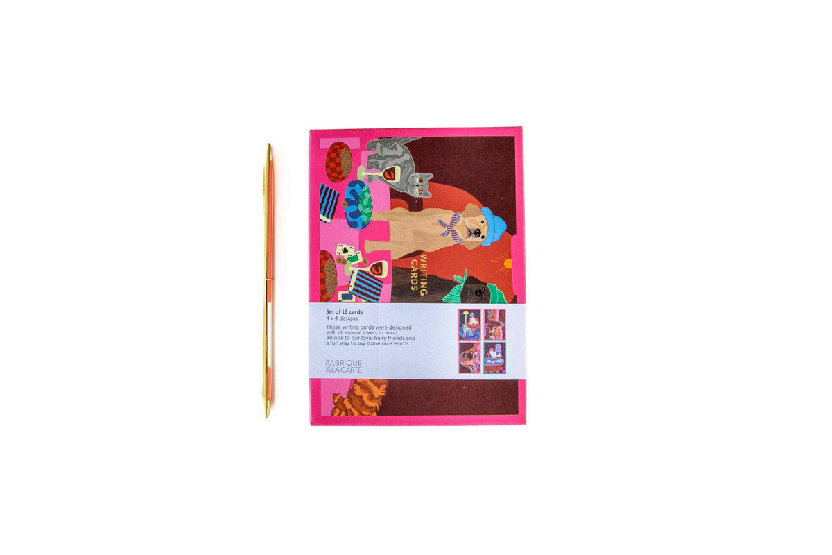Set de 16 cartes postales – Dogs+cats