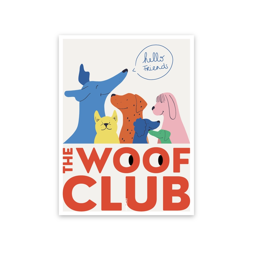 Affiche A3 - Woof club