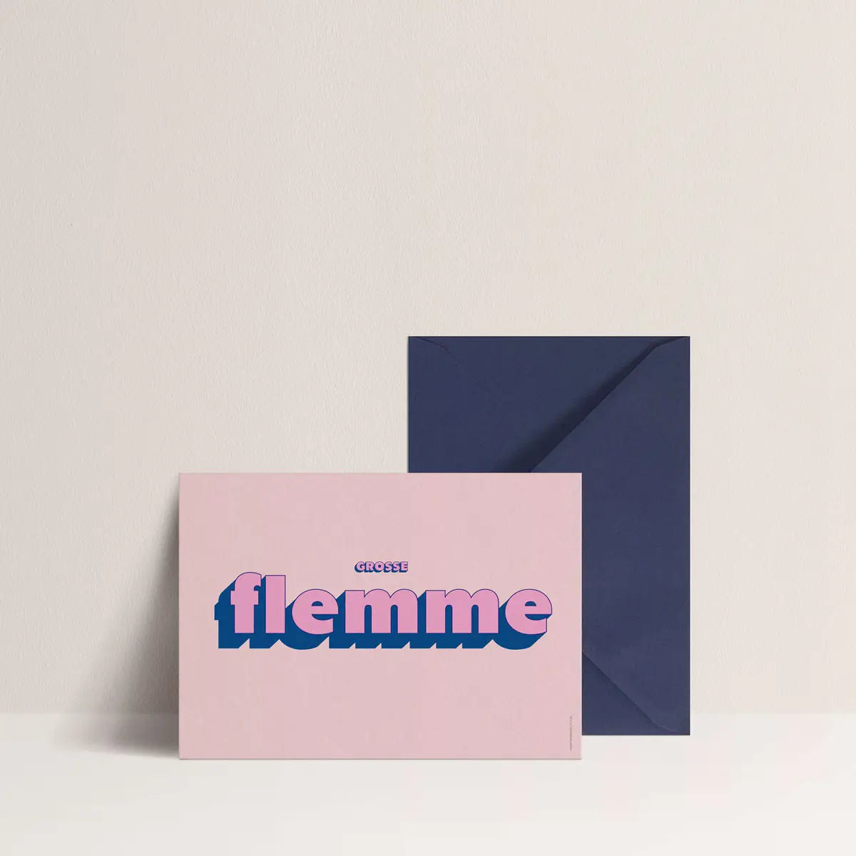 Carte Flemme — Papier and co , Lyon