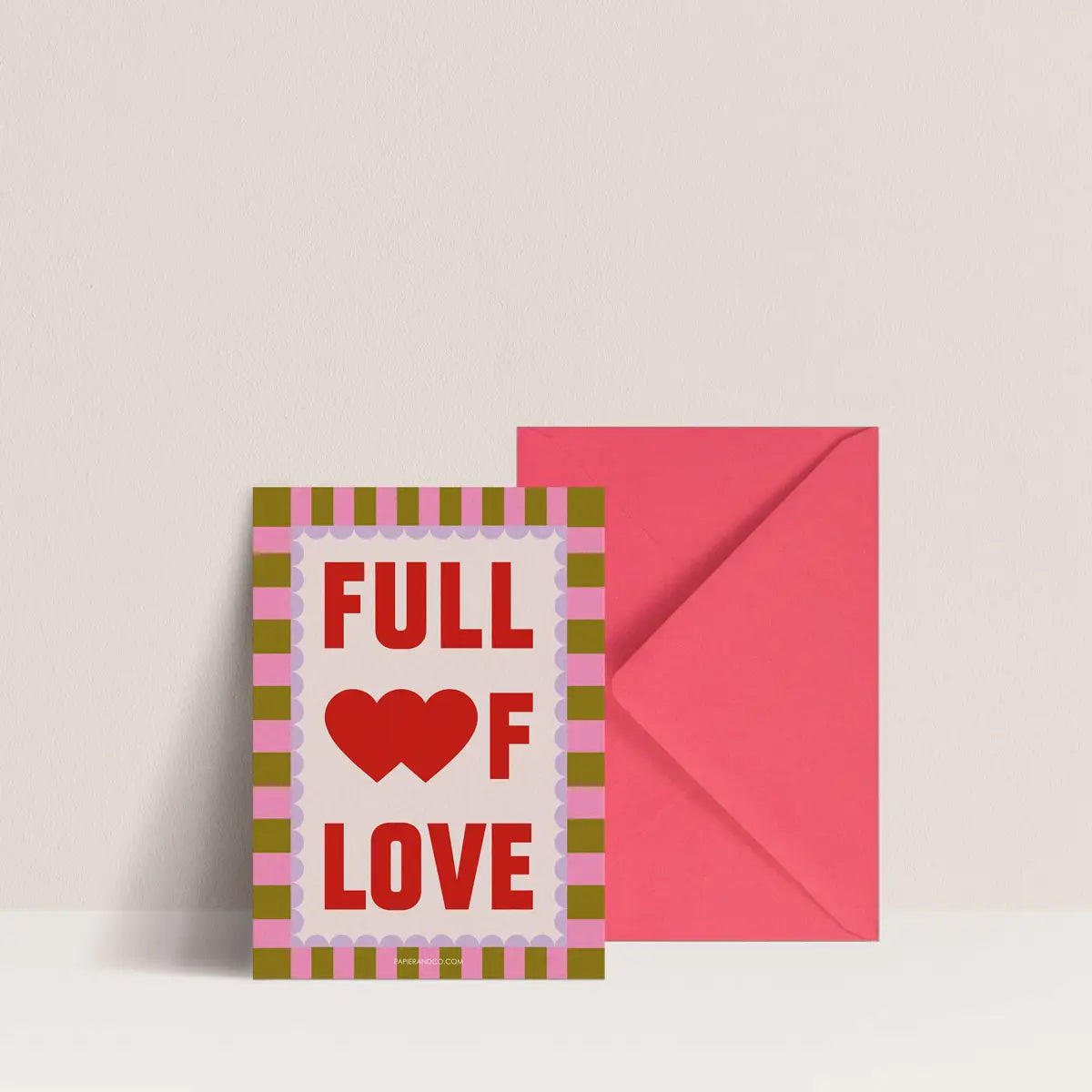 Carte Full of Love — Papier and co , Lyon