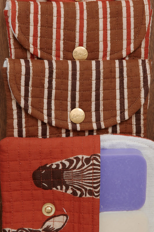 Enveloppe Nitara - Carrelet brown