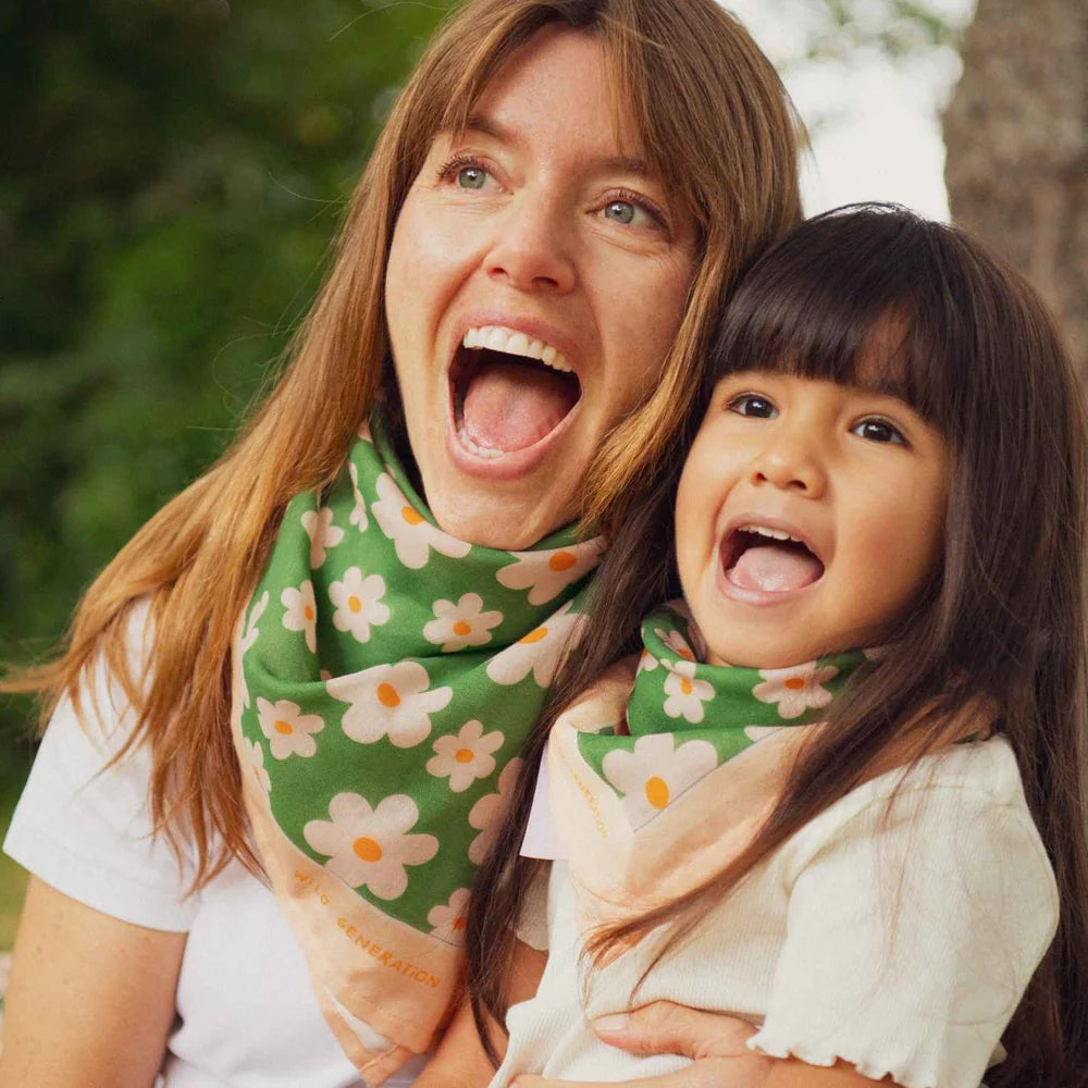 Foulard Fleurs - Grand modèle