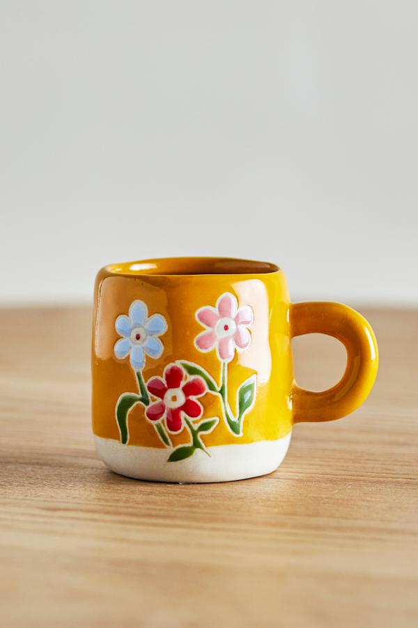 Tasse Millie - Fond jaune
