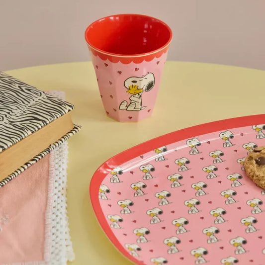 Gobelet medium Snoopy rose