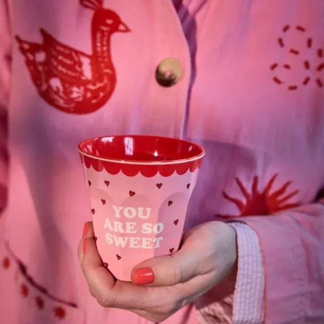 Gobelet medium Snoopy rose