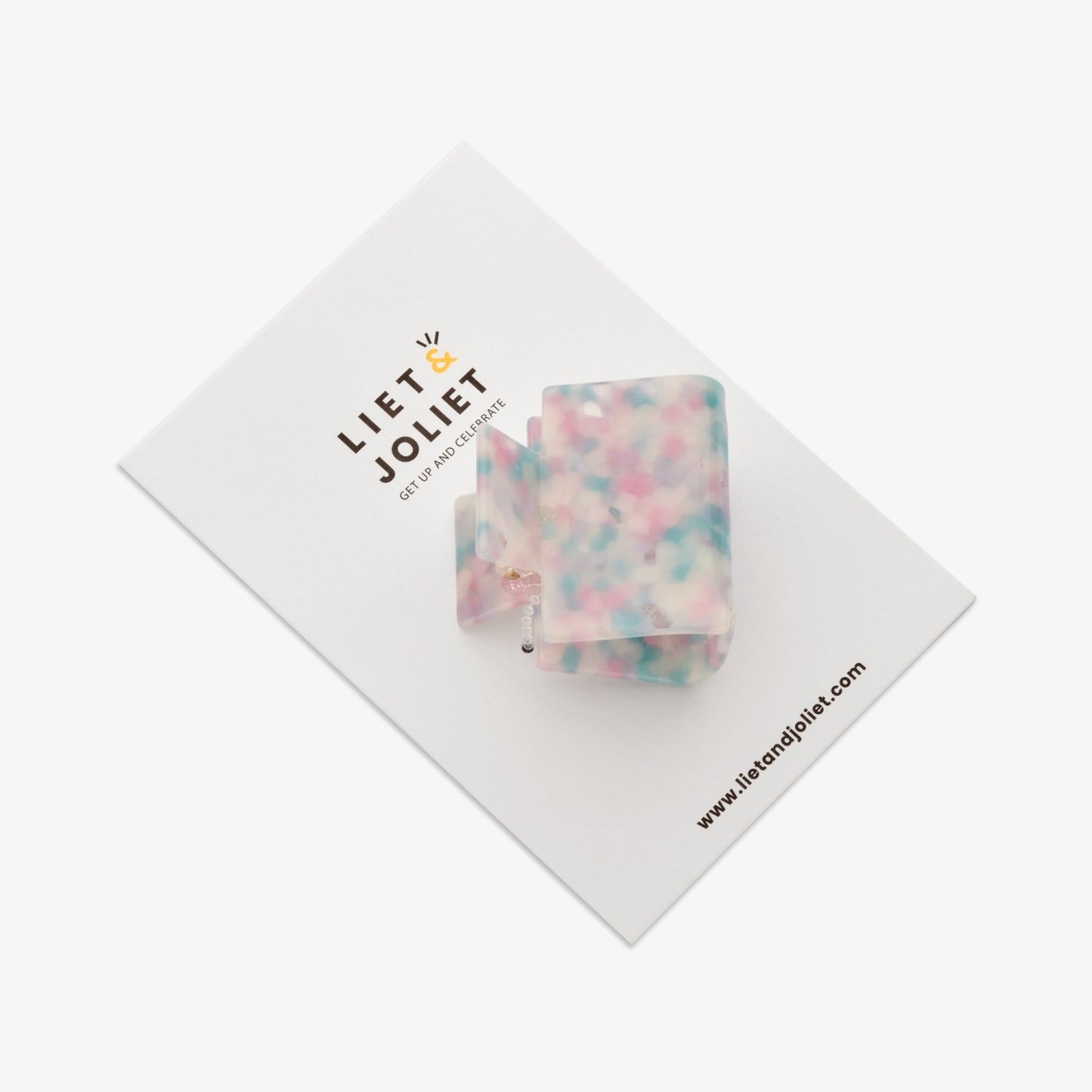 Pince Holly - Rose et bleu