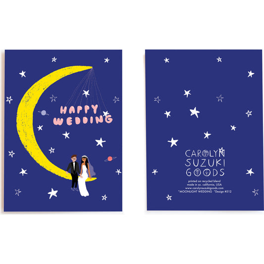 Carte - Moonlight wedding - Carolyn Suzuki — 1973 , Lyon