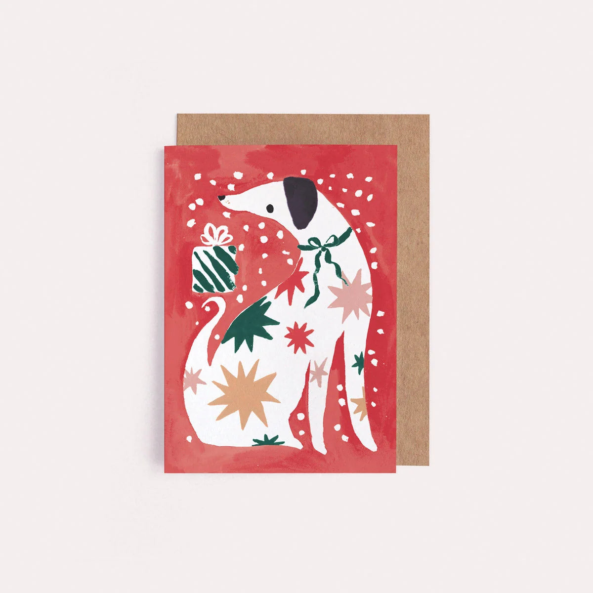 Mini carte - Dog christmas