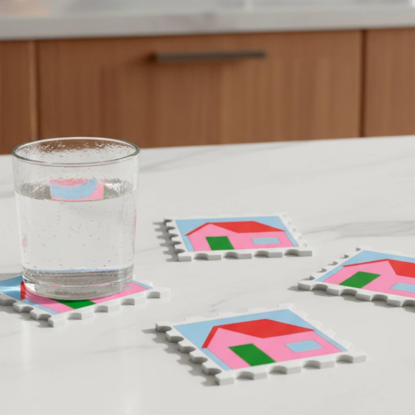 Lot de 4 sous-verres Casita