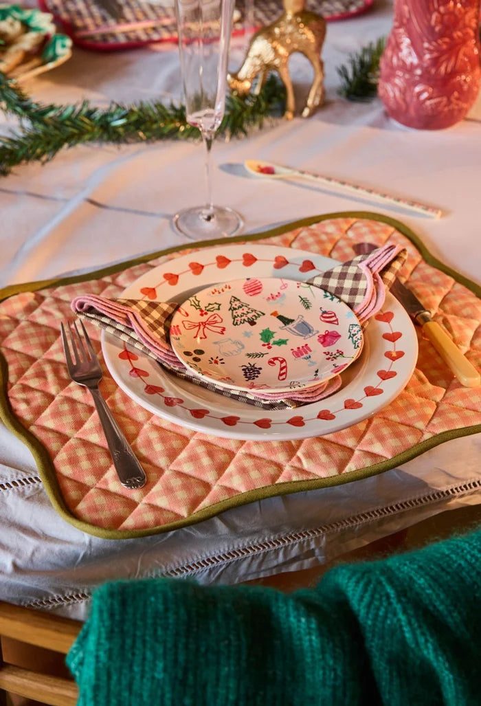 Petite assiette Noël multi