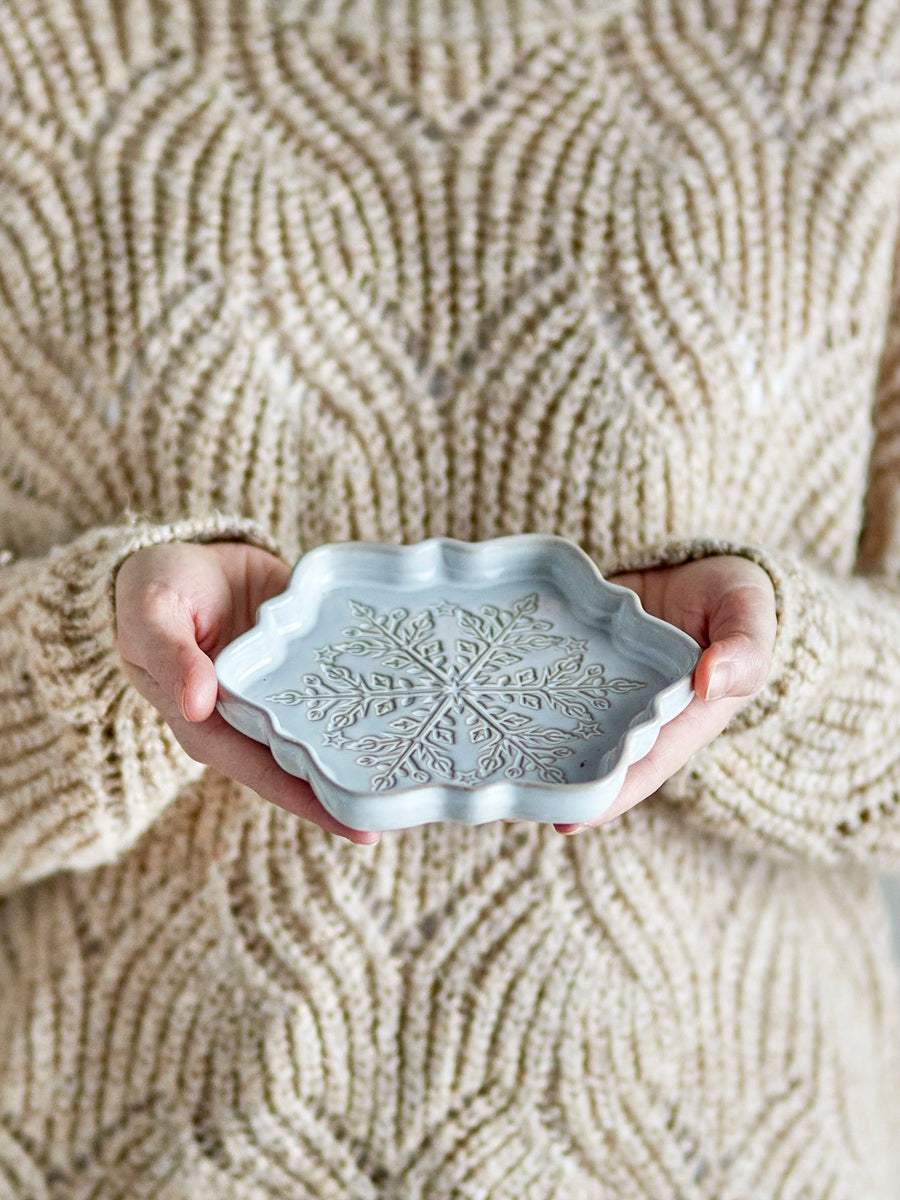 Petite assiette de service Winter - Blanc