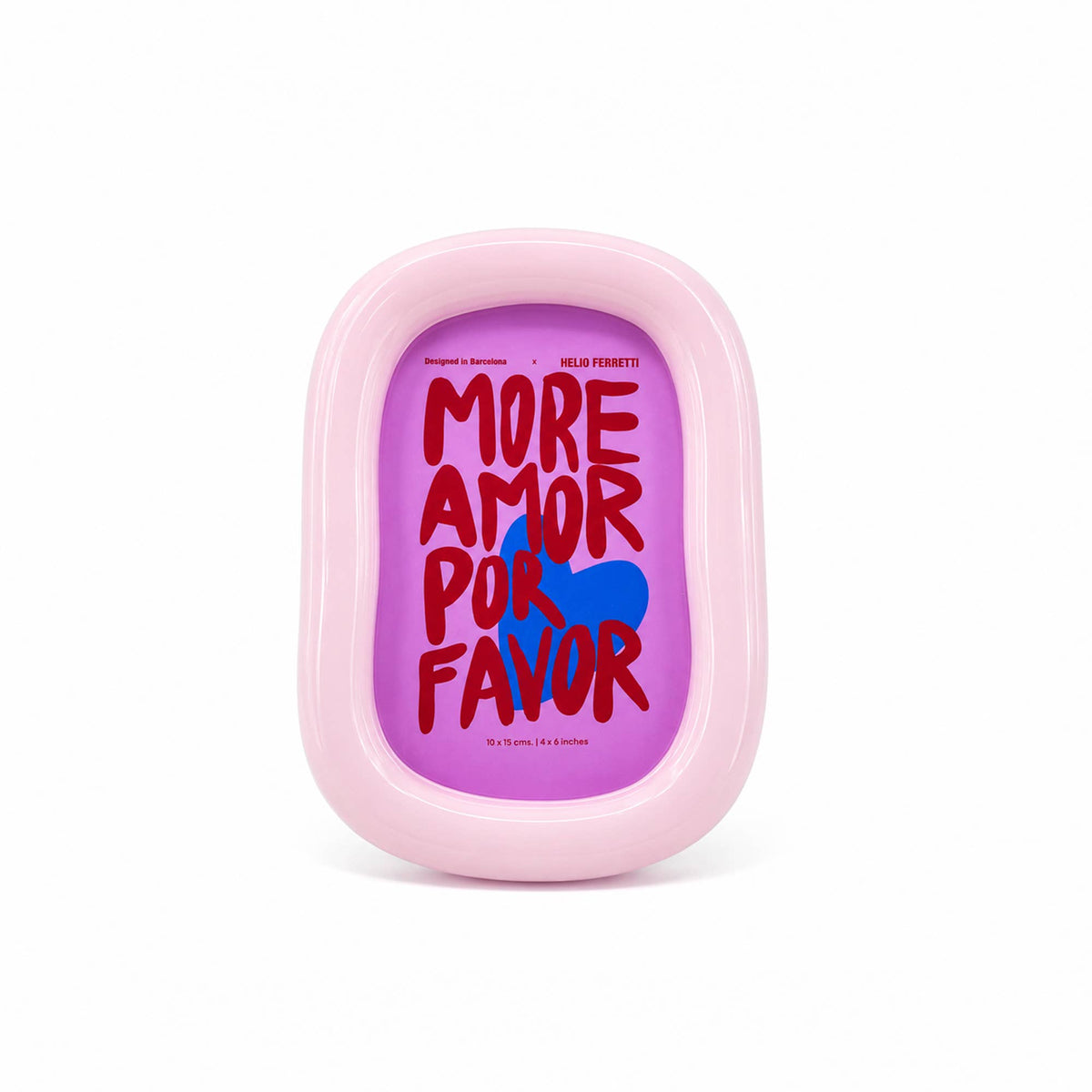 Cadre photo rose - More amor