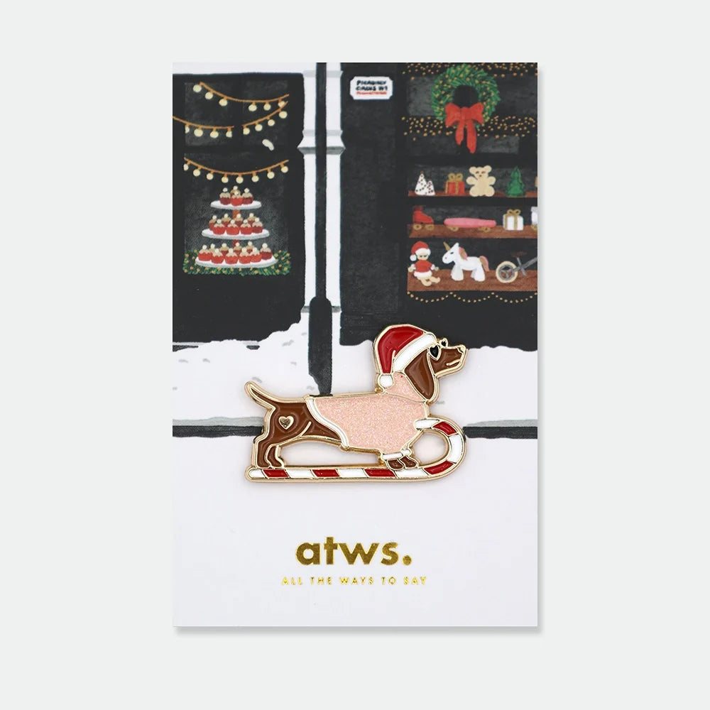 Pins Merry woofmas