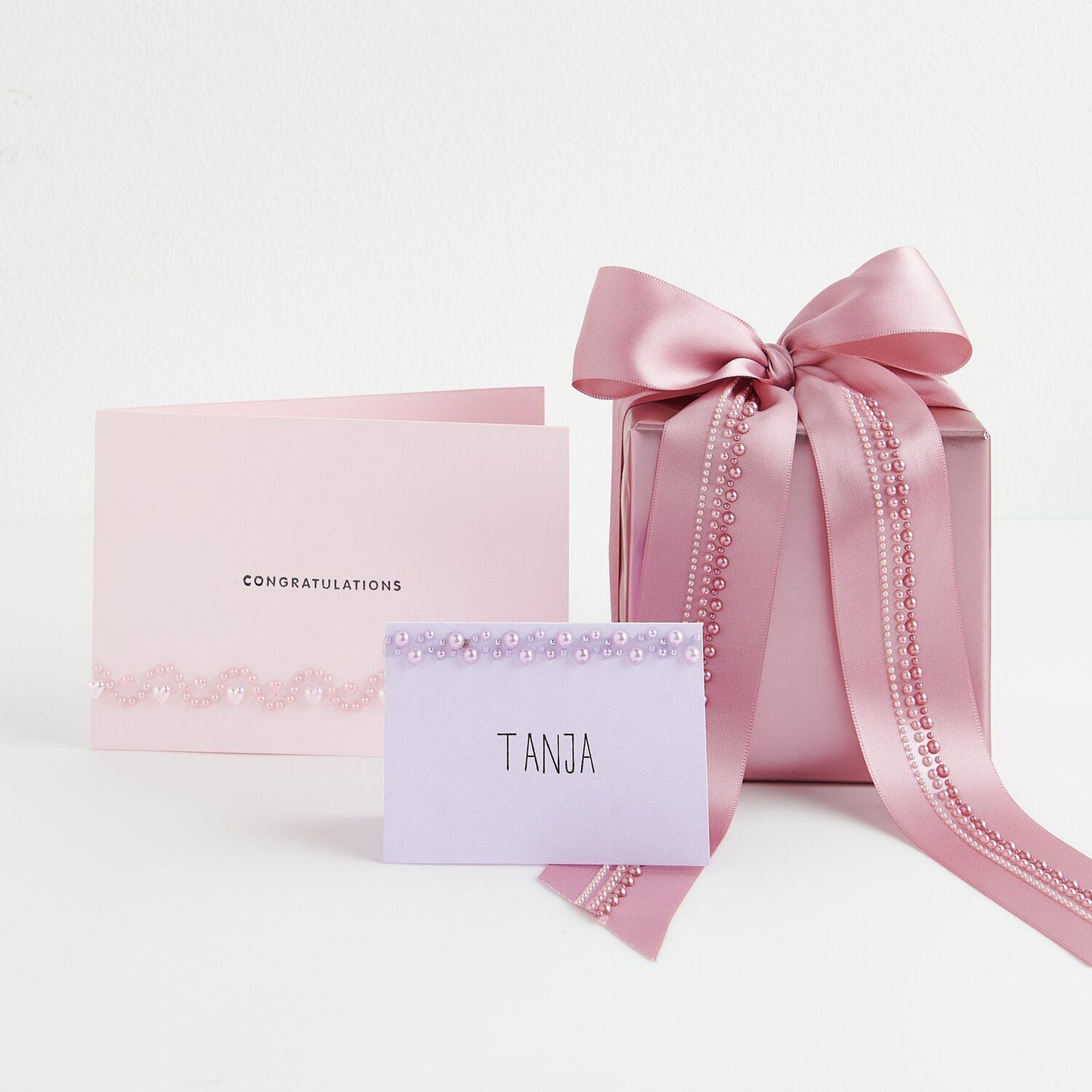 Masking tape perlé rose