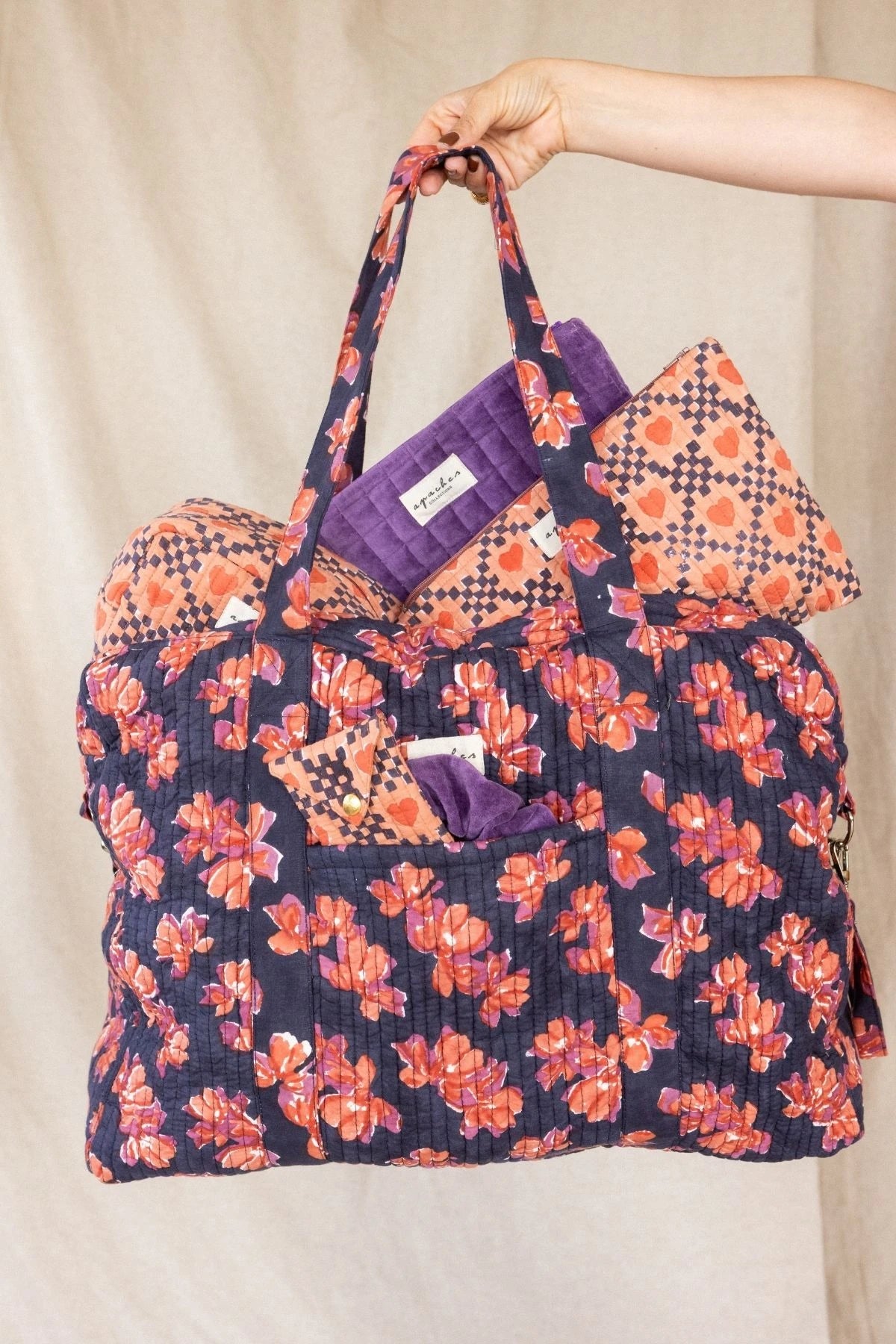 Sac à langer Thaila - Violeta navy — Apaches collections , Lyon