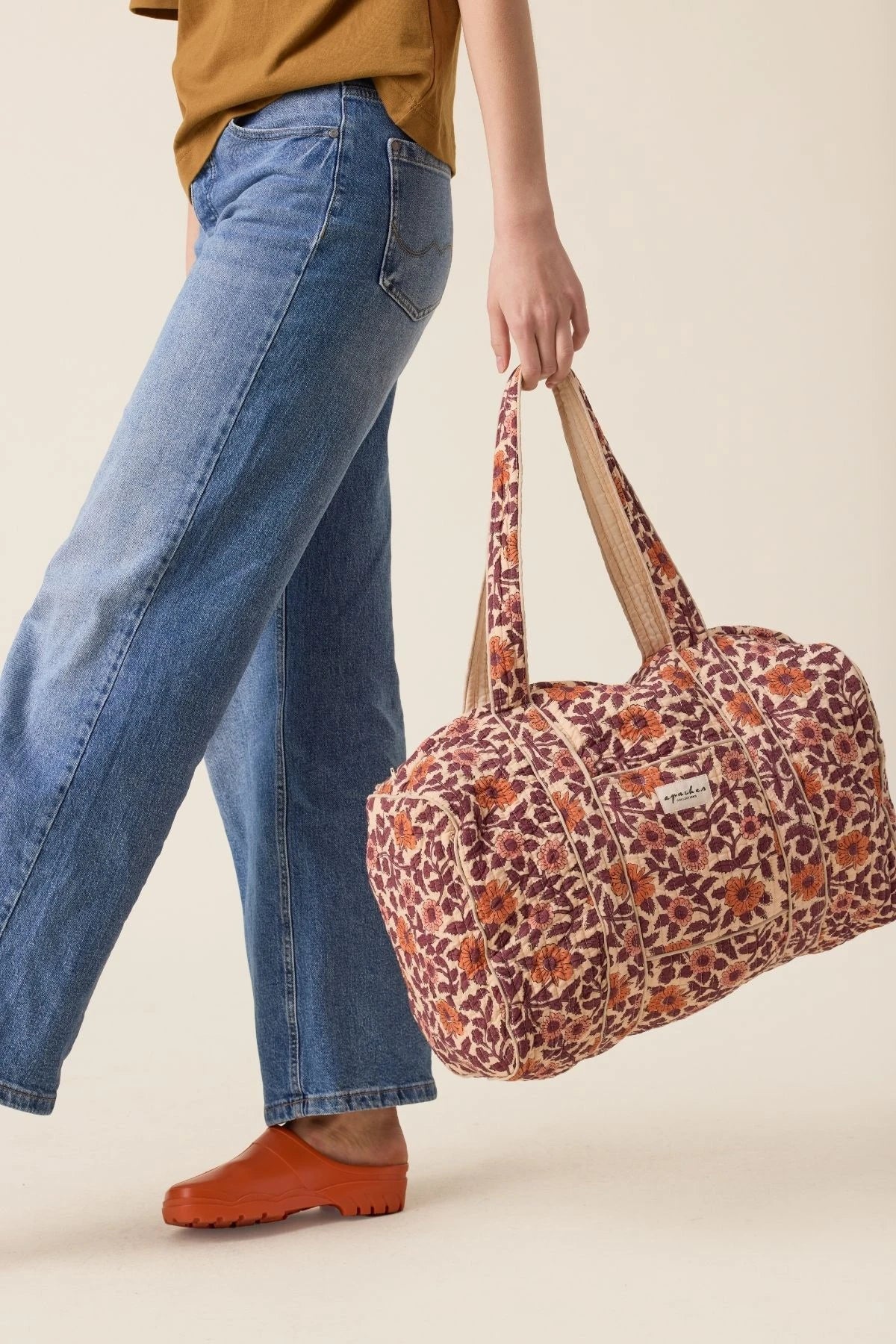Sac Buddha - Coeur flamingo