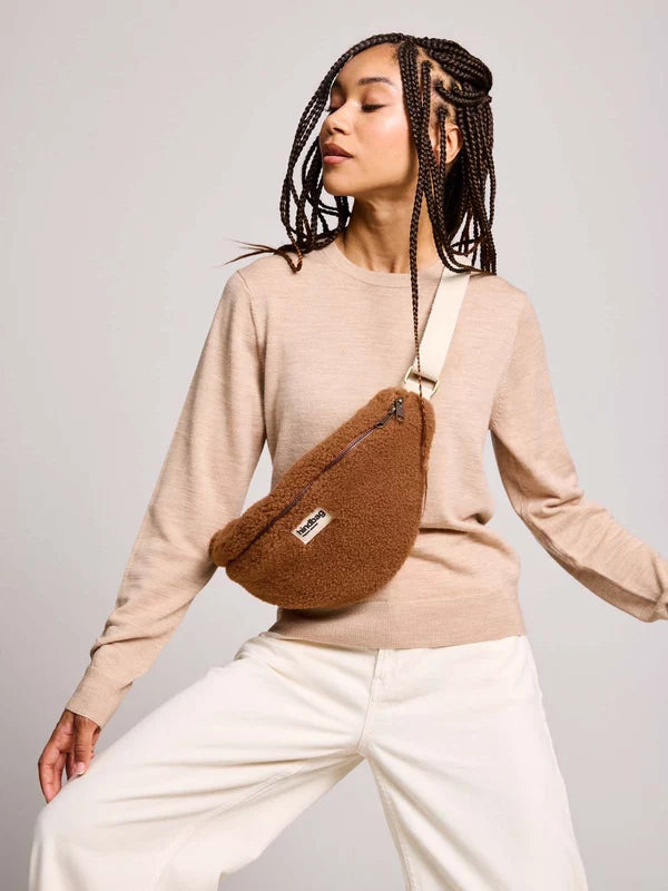 Sac banane Sasha - Teddy brun