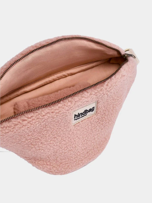 Sac banane Sasha - Teddy rose poudré